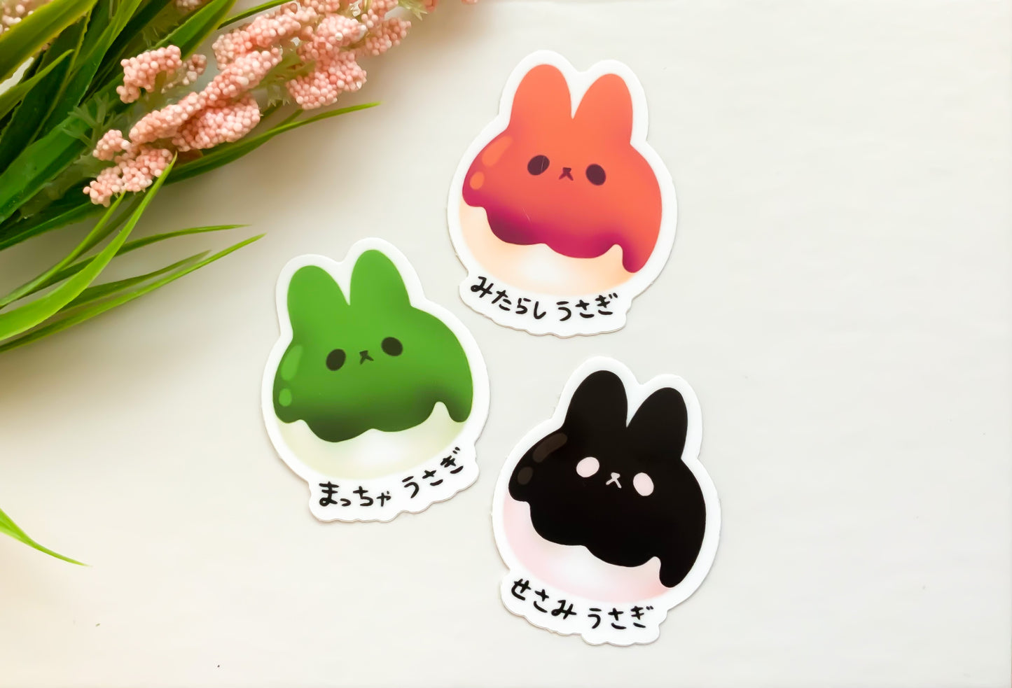 Sticker - Dango Bunny Set