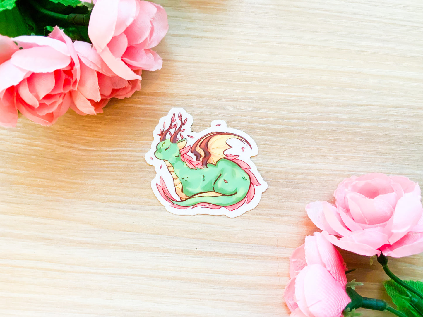 Sticker - Sakura Dragon